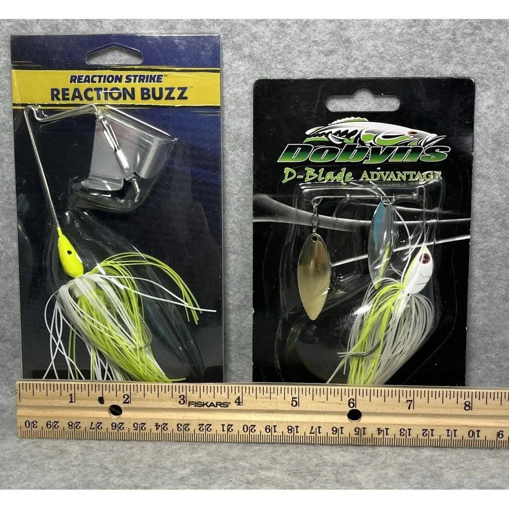 Reaction Strike Buzz Lure RSBUZZ3/8-CW Dobyns D-Blade Advantage ADV1/2A07 White